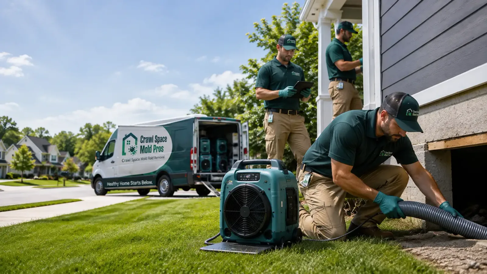 Crawl Space Mold Removal in Chichester, NY
